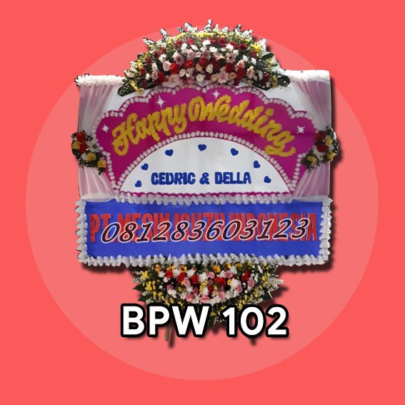 Bunga Papan Wedding Bekasi