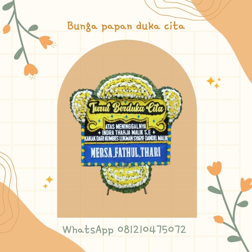 bunga papan lippo cikarang murah