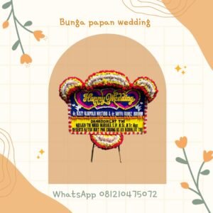 BUNGA PAPAN WEDDING JAKARTA