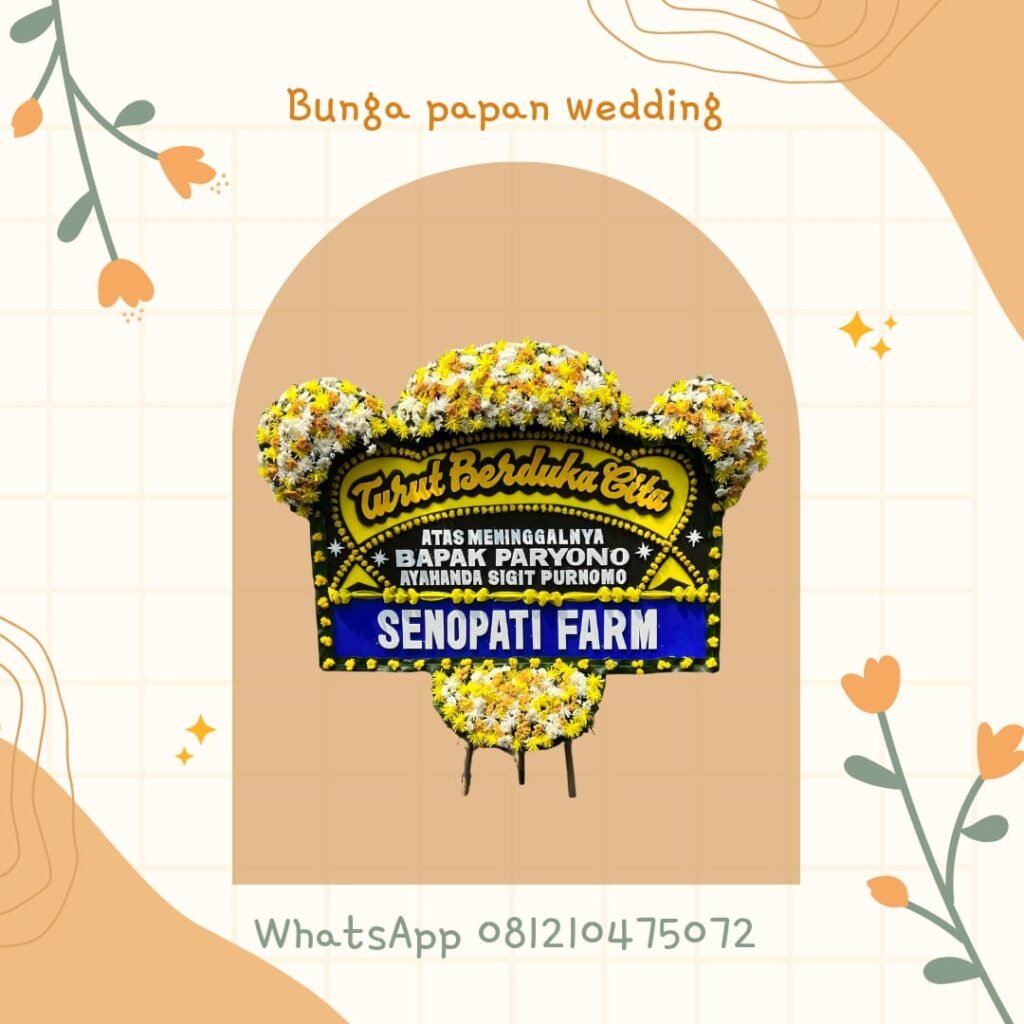 bunga papan ciampel karawang