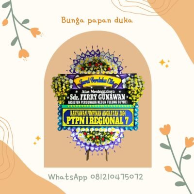 bunga papan duka karanganyar