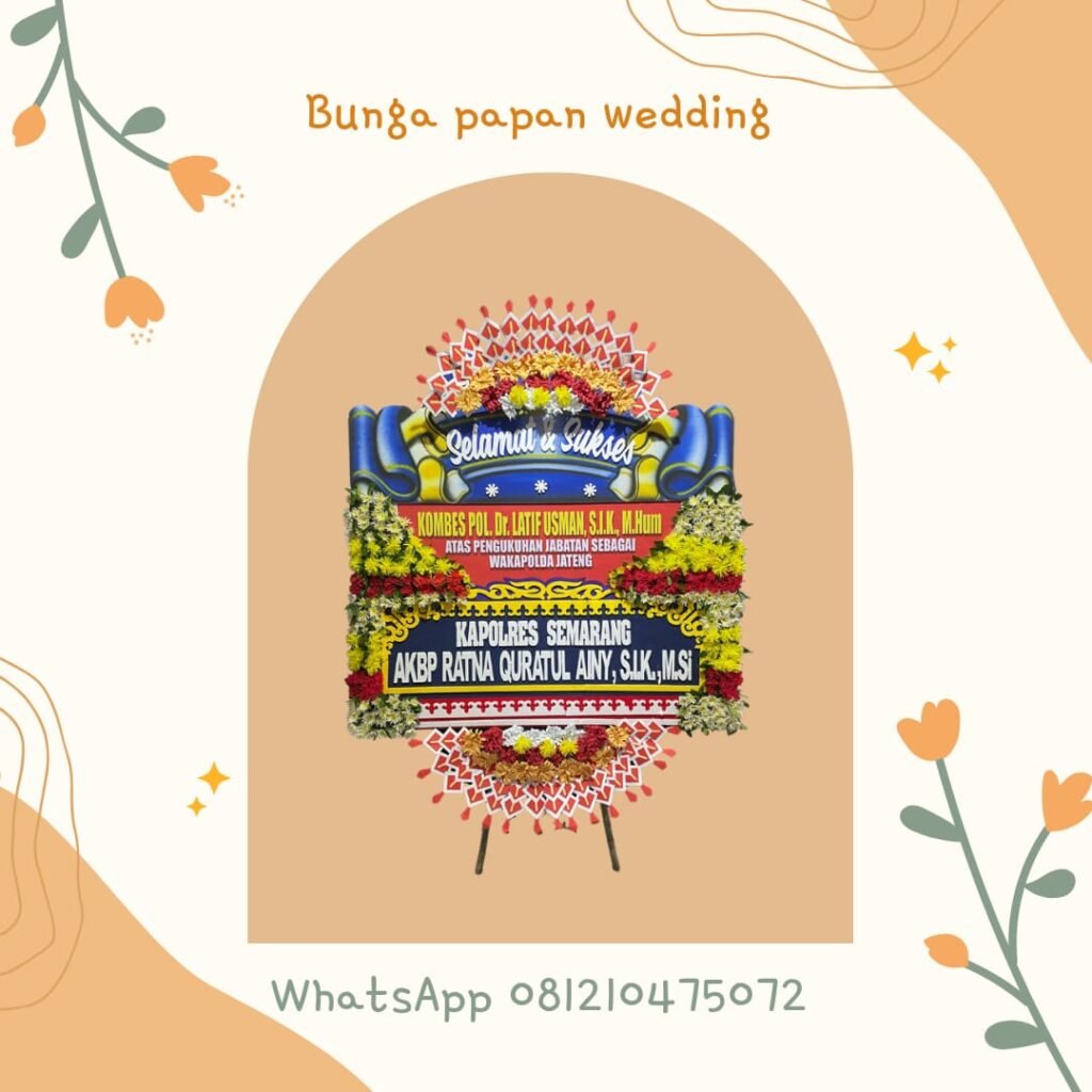 Karangan Bunga Tugu Semarang