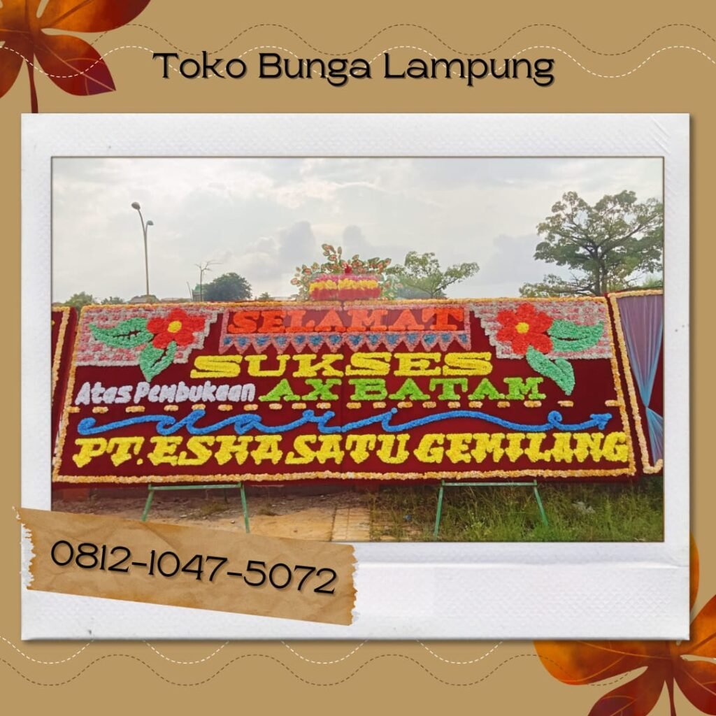 Bunga papan Kalianda Lampung